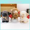 Sheep Jsqtoys Cute Plush Doll With Bow Decoration And Pp Cotton For Gift Kids