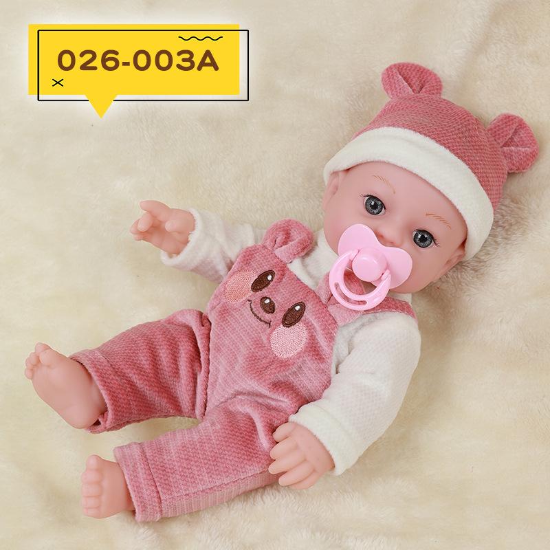 30cm Soft Vinyl Simulation Reborn Doll To Soothe Baby Play House Toys
