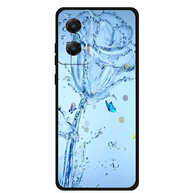 For Moto G85 5G Case TPU Animals Soft Silicone Back Cover Phone Cases For Motorola Moto E14 MotoG85 Wolf Protective Cool funda