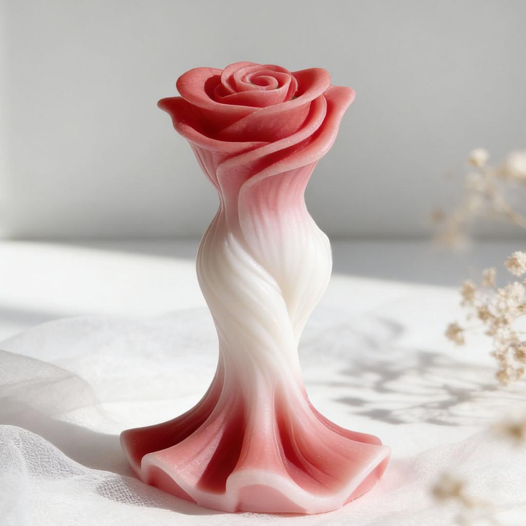 Flower Candle Mold Exquisite Aromatherapy Candle Mold 3d Rose Silicone Mold Heat-Resistant For Diy Candle Making Handmade Gifts