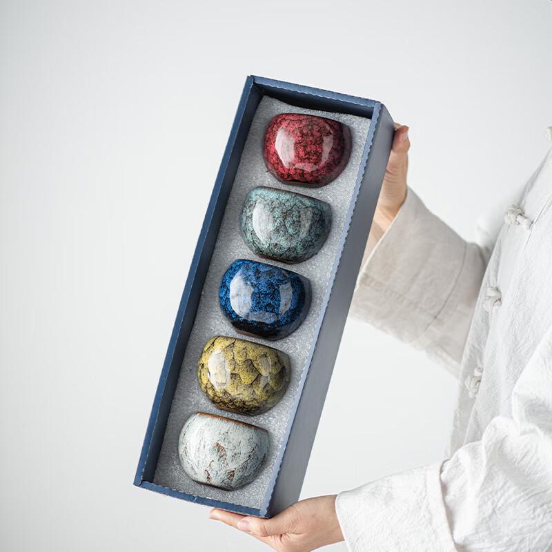 

Jianzhan Tenmoku Kiln Glazed Dragon Egg Teacup