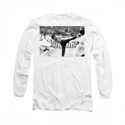 Bruce Lee Unisex Adult Kick To The Head Long-Sleeved T-Shirt