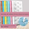 Sticker Waterproof Wall Foam Self Adhesive For Living Room Children Bedroom
