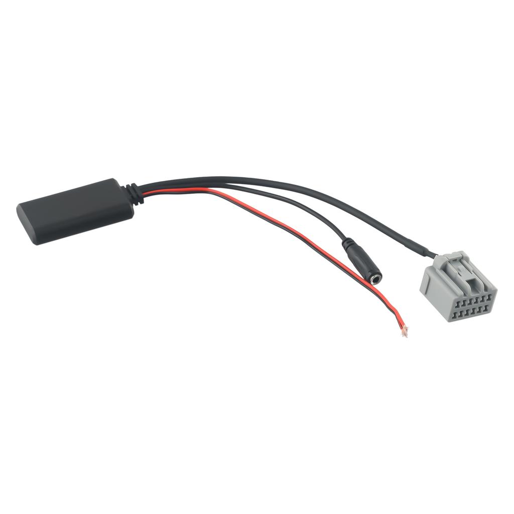 For Ford Fiesta 2008 2010 Aux Adapter Cable with 5 0 and Microphone Connects Mobile Devices To Car Radio AUX Input