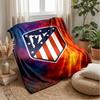 Atlético Madrid Theme blanket Soft Flannel Blanket Plush Throw Blanket Cozy Sofa Bed Blanket for Home Decor