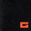 Gucci Bold letter G details leather card holder men's black