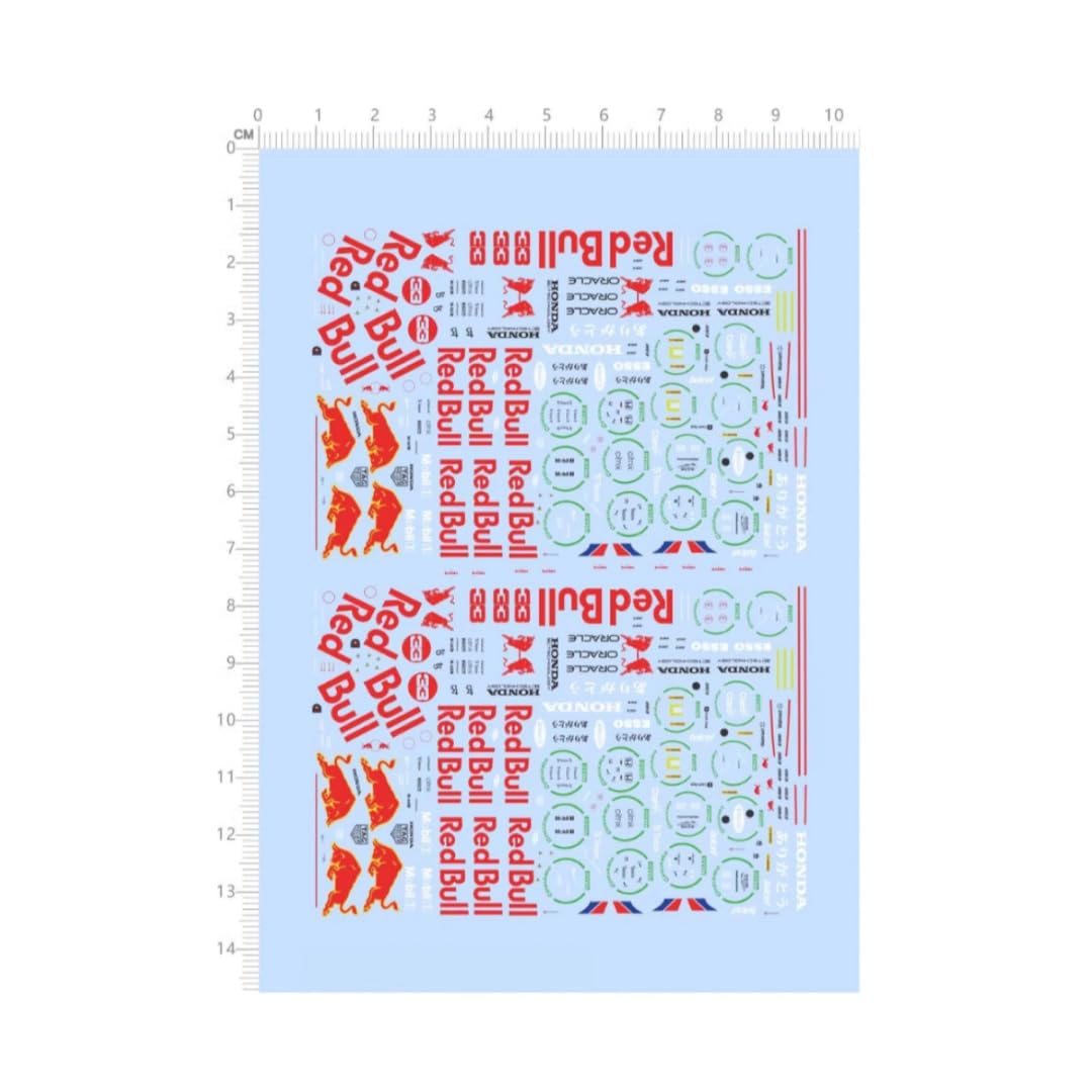 

Decal AD0080 Sponsor Mini Car Custom 1/64 [Item] красный