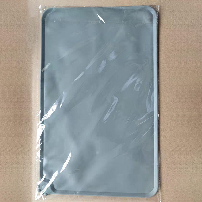 WTEMPO Silikon Haustier Fressmatte Wasserdicht und Ölbeständig Katzen Fressmatte Waschbar und Abwischbar Hundenapfmatte Große Hunde Fressmatte