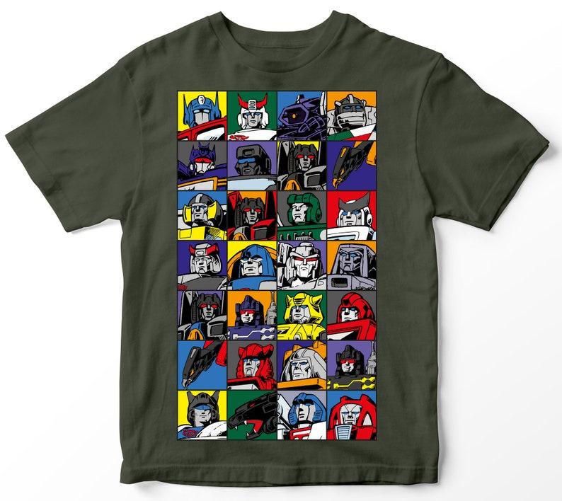 202526 Summer Tshirt Vintage Style Transformers100 Cotton Printed Tshirt for Men Robot Vintage Cotton Quick Dry Round Collar