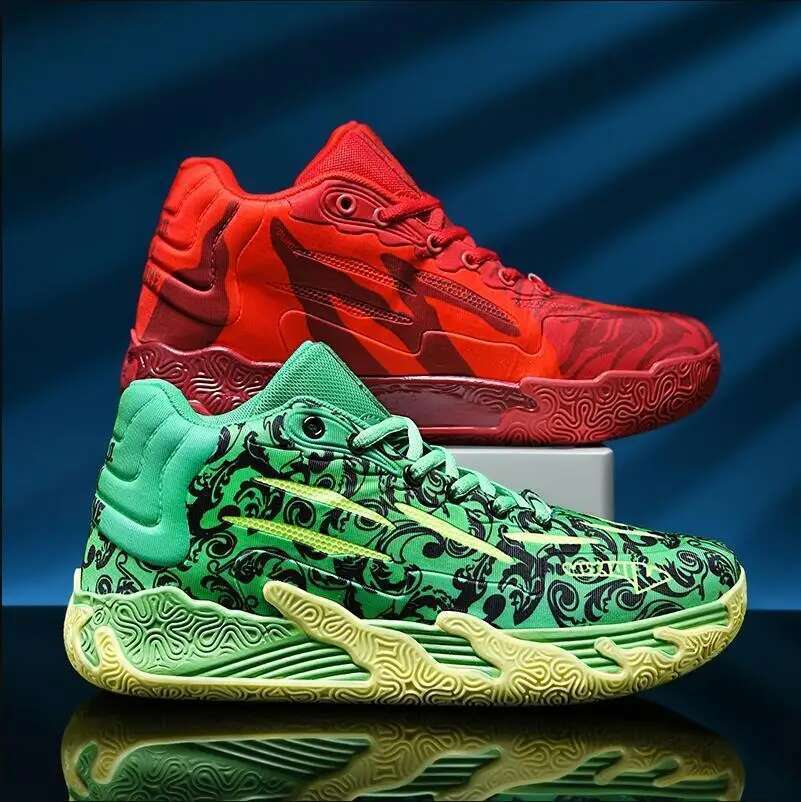 

Новые баскетбольные кроссовки Красочные модные кроссовки Горячо продаваемые мужские спортивные кроссовки Высококачественные удобные Молодежные кроссовки для фитнес-тренировок 45