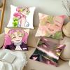 Kanroji Mitsuri Animation Demo Slayer Pillow Case Sofa Cushion Cover Room Home Decoration