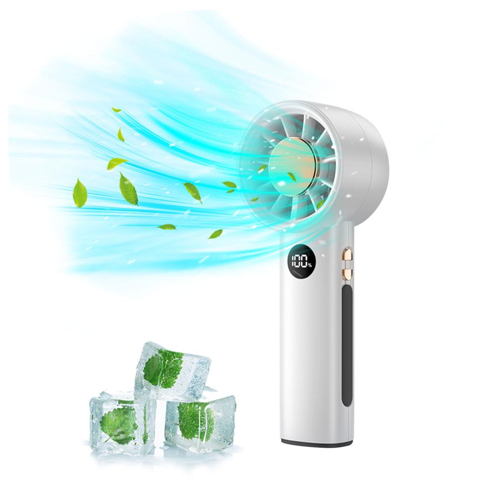 OYIGU Variable Speed Handheld Fan High Wind Power Silent Turbine Mini Portable Outdoor Low-noise Handheld Fan, Quiet Fan On Clearance