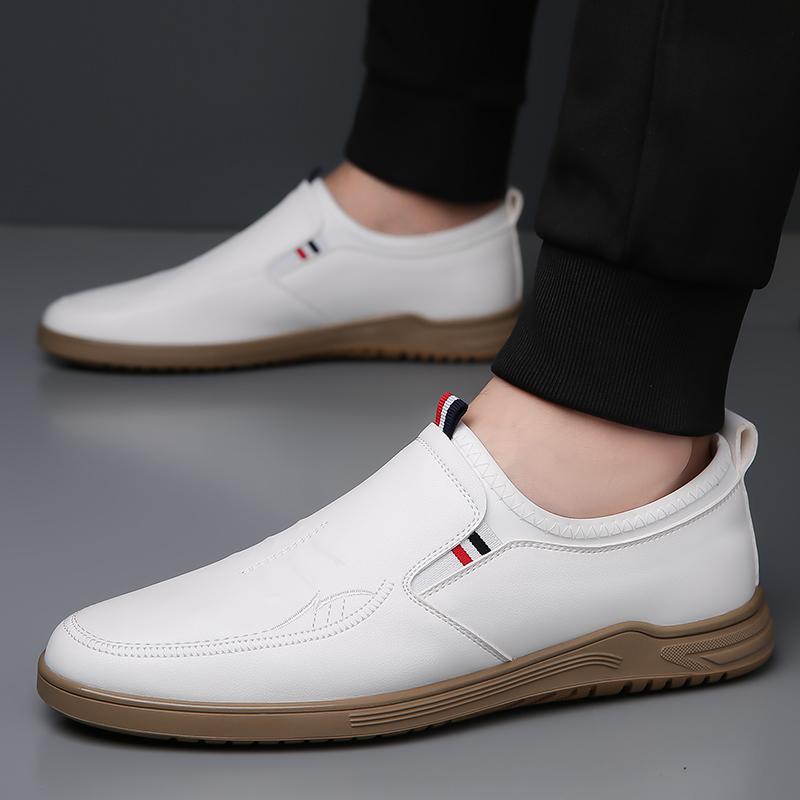 High quality trendy British business casual driving shoes with breathable sleeves and low top for men