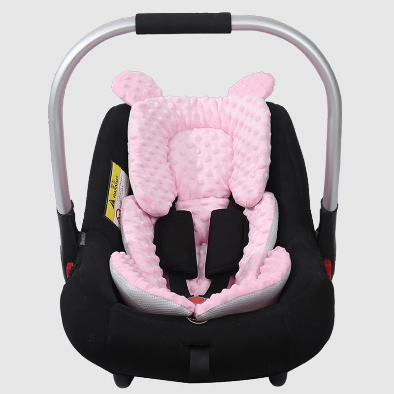 Four Seasons Baby Stroller Cushion Infant Car Seat Insert Stroller Pad General Thermal Mattress Mesh Breathable 2 Side Available