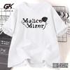 Malice Mizer Rose Dame Herre Rockemusikk Grafiske T-skjorter Rund hals Bomull Kortermet Oversized Streetwear Unisex