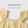 Youqi Baby Girl Summer Sleeveless Top & Bloomer Set