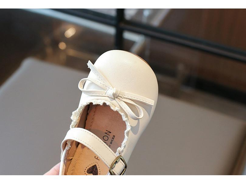 Korean Style Girls' Bow Princess Shoes – Soft Sole, Versatile for Spring/Autumn 2026