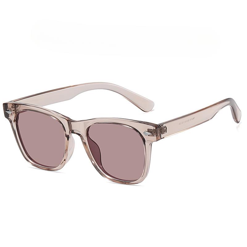 New TR Square Frame Sunglasses Fashion Sunglasses for Men and Women with Ins Polarized Glasses.