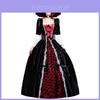 Elegantes und bezauberndes europäisches Vampir-Cosplay-Kleid für Damen für Partys