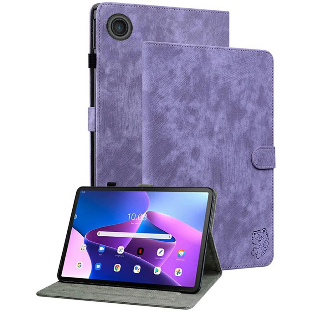 Pro Lenovo Tab TB311FU Pouzdro Vzor tygra PU Kůže Odolné proti poškrábání Obal na tablet
