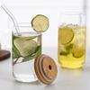 Transparent Drinking Glass Cup Food-grade Safe Large Cpacity Bubble Tea Cup Breakfast Mug Drinkware