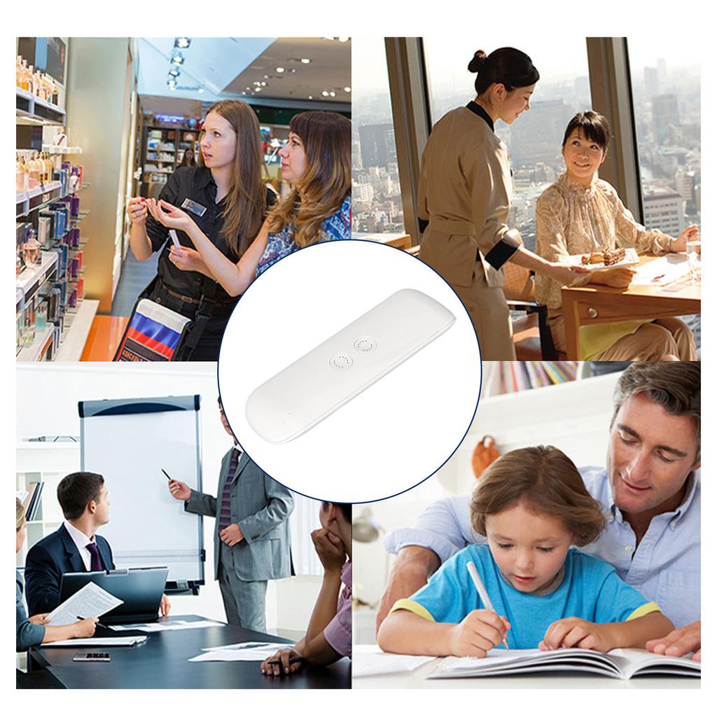 Smart Translator 127 Languages Translator Device Two Way Offline Translation Device for Lrning Business Travel Shopping