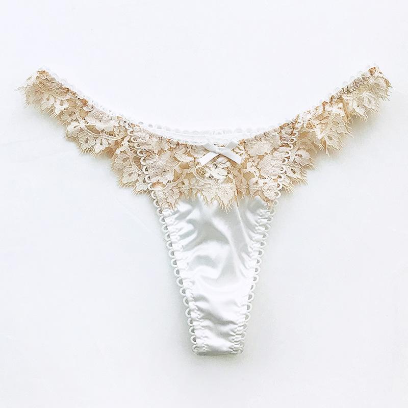 Lace Panties Sexy Women's Underwear Briefs G String Transparent Seamless Thong Low Waist Hollow Out Underpants Size S-XL