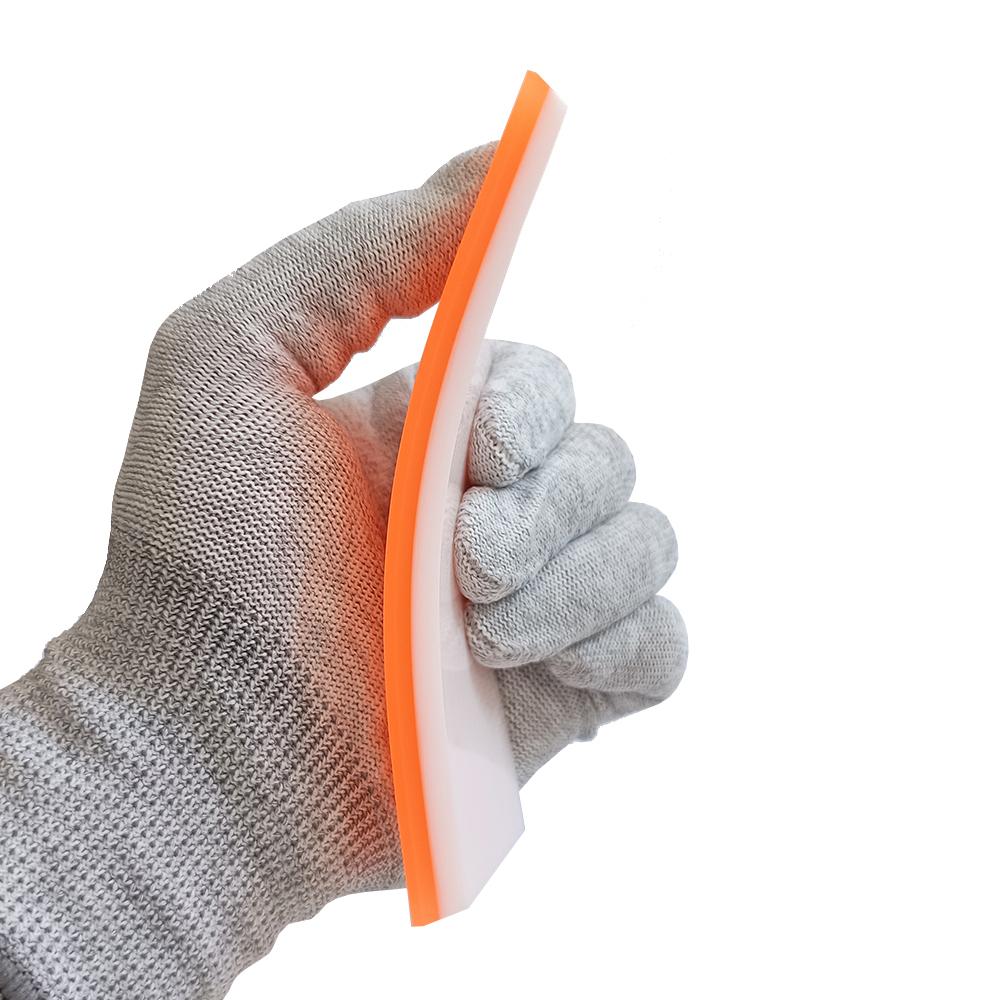 All-Purpose Long Handle Squeegee With 5-Inch 2-Layer Blade Home Car Window Wash Mirror Door Cleaning Scraper Handheld Wiper Tool