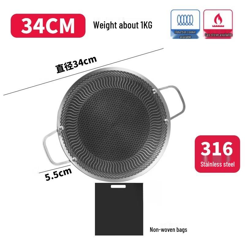 

Outdoor Stainless Steel Non-stick Barbecue Grill Pan