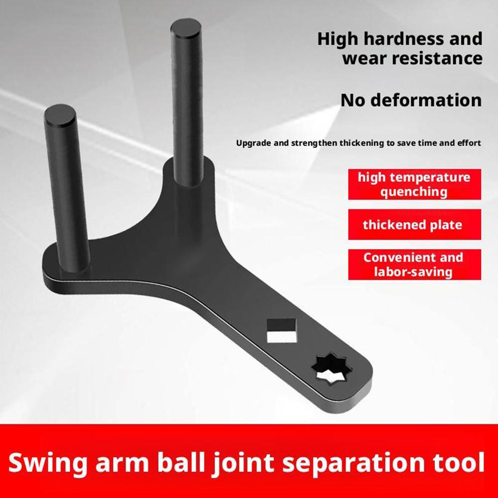 Lower Control Arm Prying Tool and Pry Bar Wrench Adapter 1/2" 3/8", Bushing Removal Tool Crowbar Adapter Head Tool Extension Bar