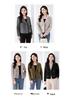 2025 Autumn/Winter Women's Double-Sided Cashmere Coat, Short Suit Collar, Korean Style, 100% Wool.