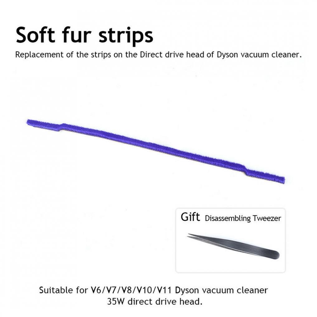 5pc/Plush Strips For-Dyson-V6/V7 Series Vacuum Cleaner Direct Drive/Cleaner Head