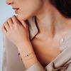 Bracelet Chaîne à Maillons en Acier Inoxydable Fait Main Bonne Chance Œil Turc Maléfique Couleur Dorée Pour Femmes Hommes Bijoux Cadeau de Fête