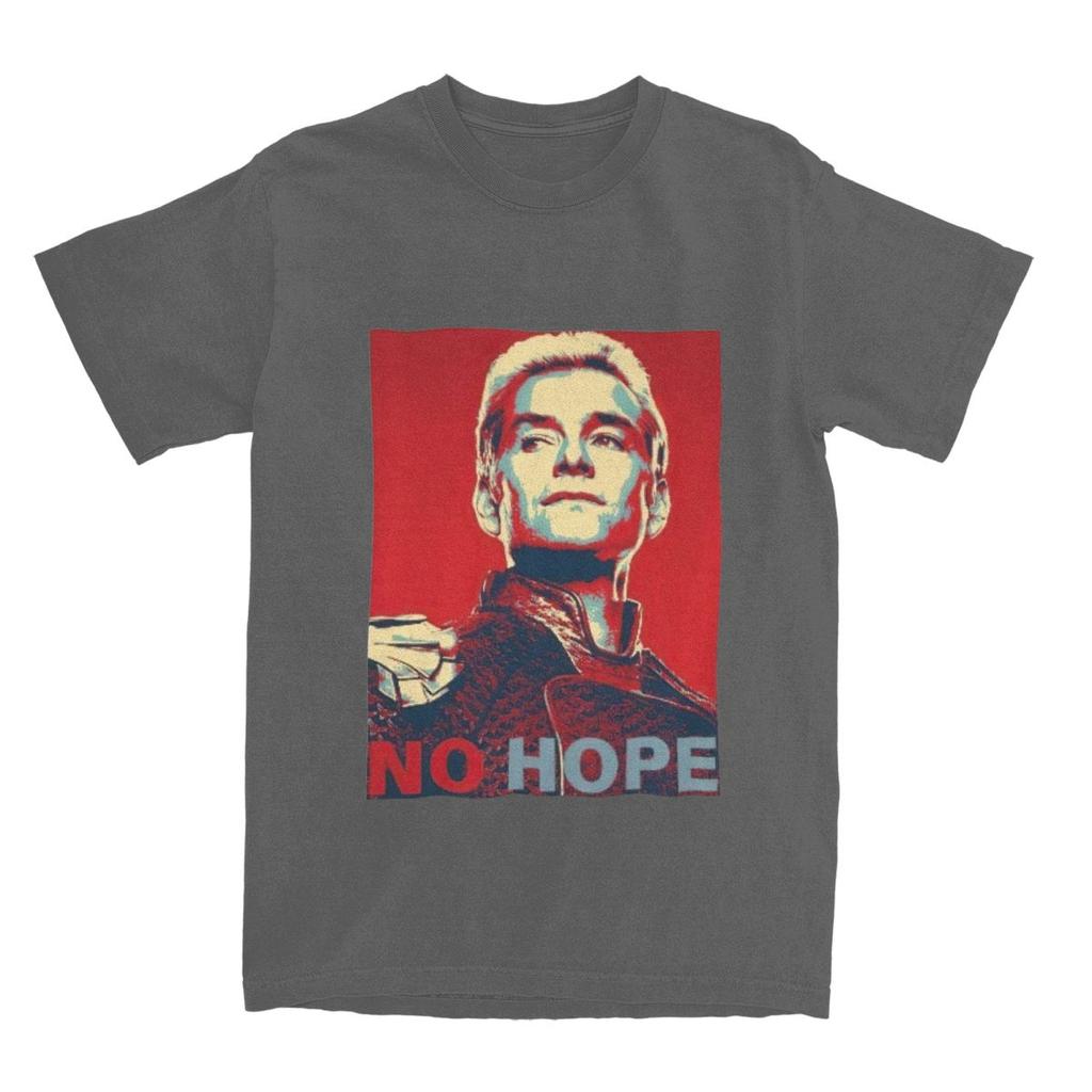The Boys TV-serie T-shirt Man Homelander No Hope Y2K Basic 100% Bomull T-shirts Strand Rund Hals Hippie T-shirt Stor Storlek Toppar