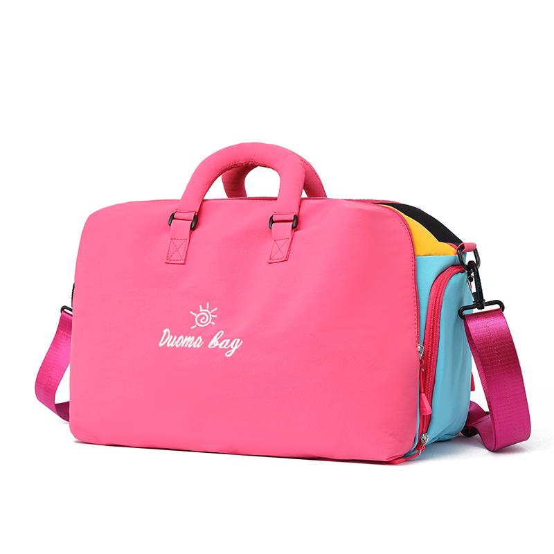Multi-Pocket Women's Crossbody Bag – Lightweight Soft Cloth Large Capacity Sling In Vibrant Colors for Travel
