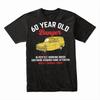 60 Years Of Banger T Shirt Funny 60th Birthday Vintage Age Humor Image 1 4 Vintage Stretched Homme Comfortable