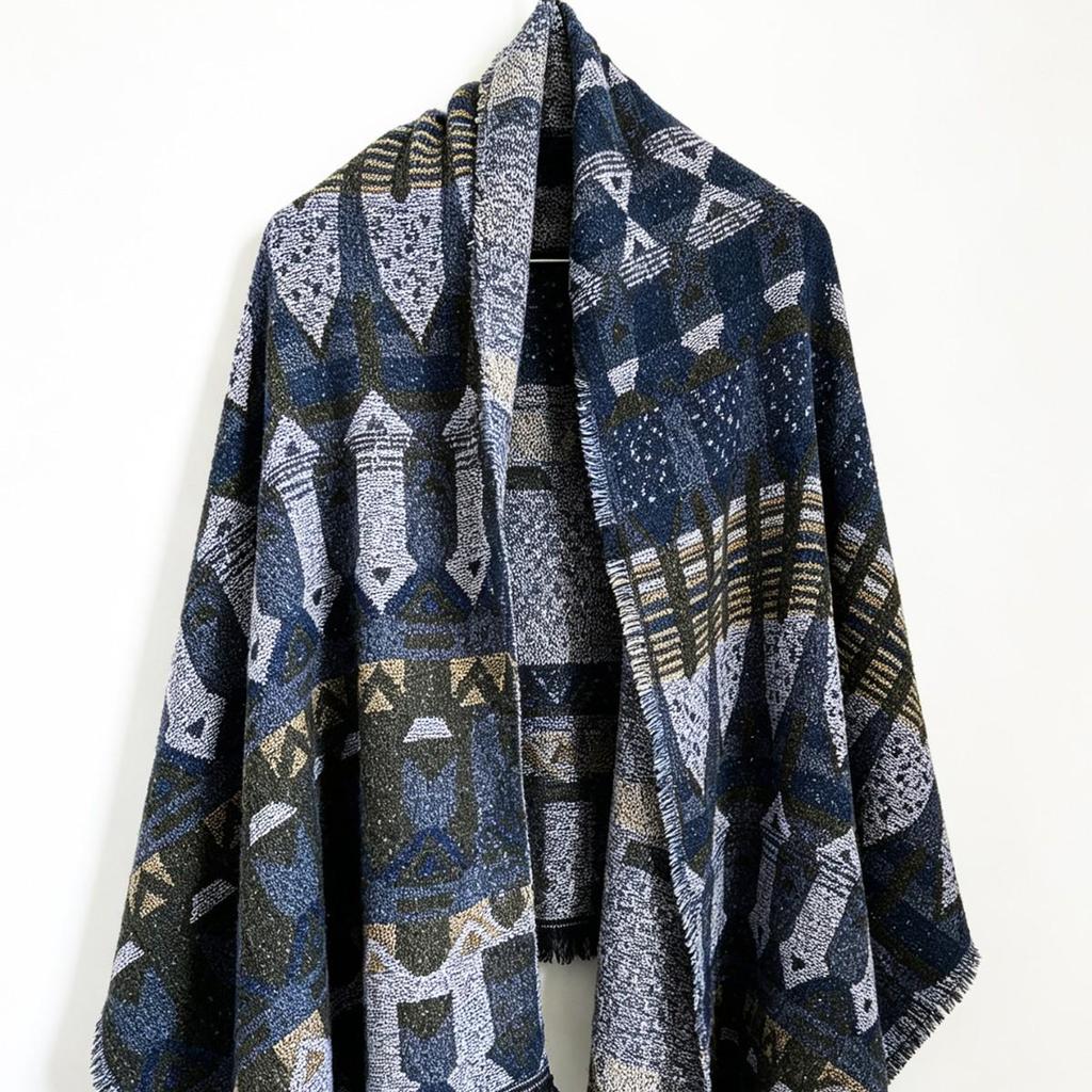 Bohemian Ethnic Style Women's Shawl: European & American Travel Photography Cape/Cloak