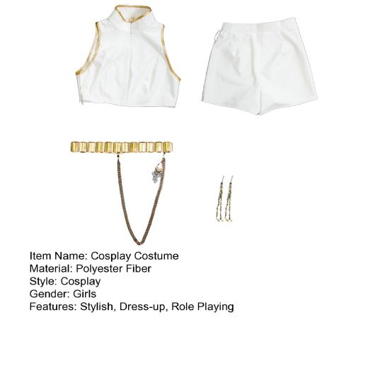 Girls Demon Hunters Costume Halloween Pop Singer Cosplay Outfits Full