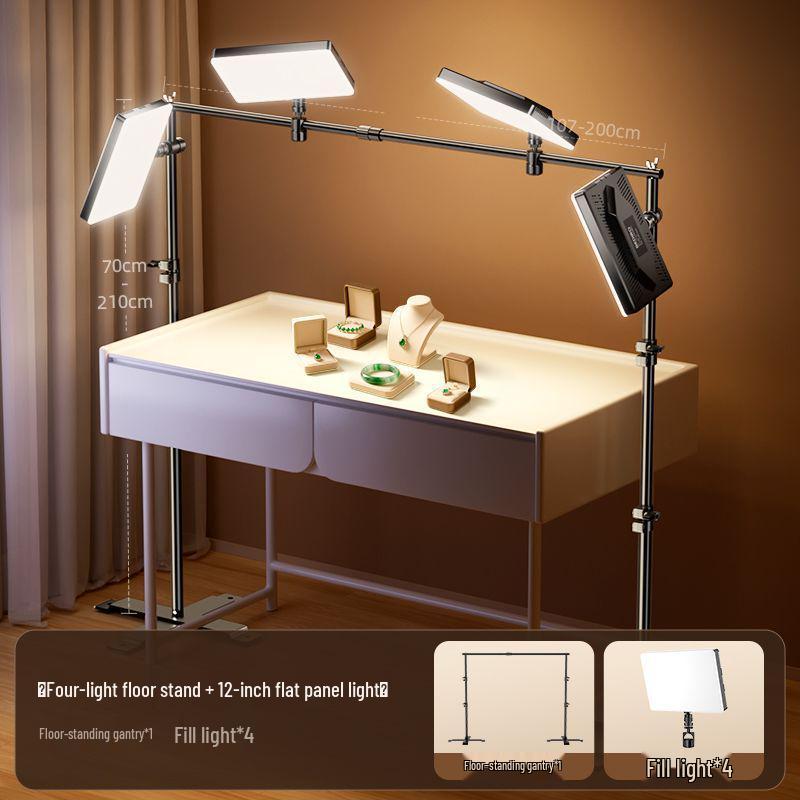 Broadcast Fill Light: LED Desktop Top Light for Live Room Photography and Professional Lighting