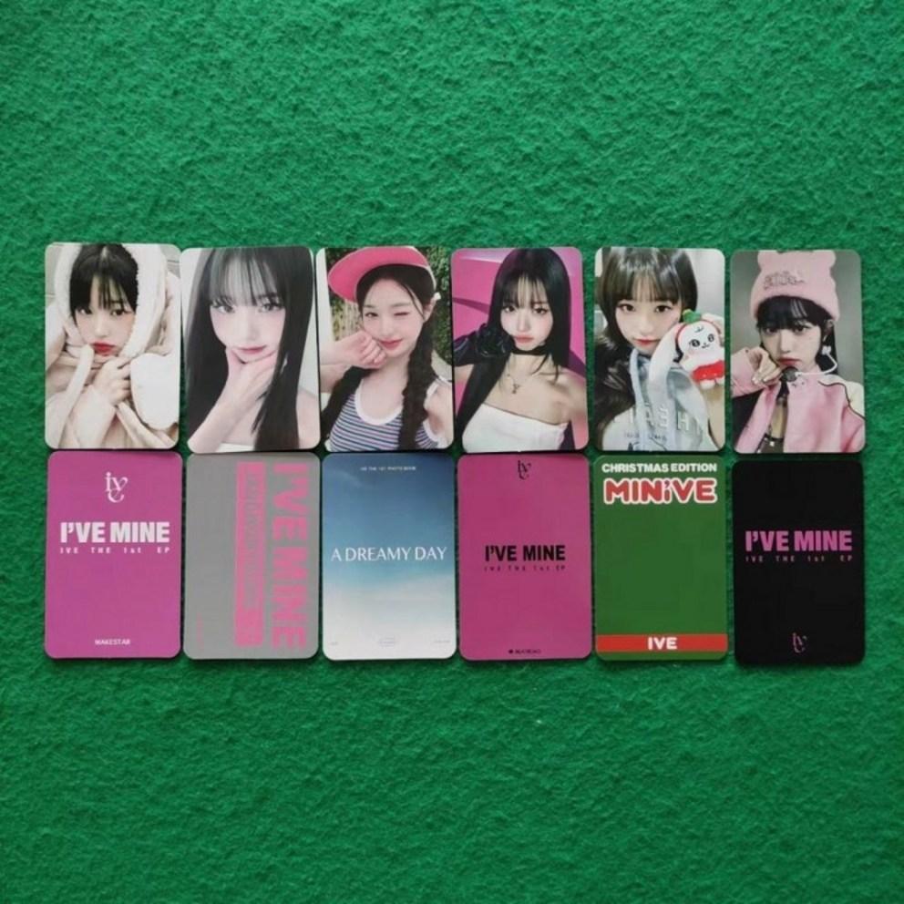 IVE Jang Won-young Mini-Album Switch Idol-Merchandise Fotokarte Pyjama-Häschen-Decke Live-Karte WM2.0 Album-Fotokarte 54 Stück
