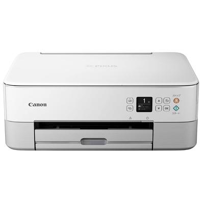 Canon Drukarka A4 Atramentowa Wielofunkcyjna Maszyna PIXUS TS5430 Biała Model 2021 Do Telepracy 4 Kolory Atramentu Seria/Zintegrowana/Zgodna BC-360/361