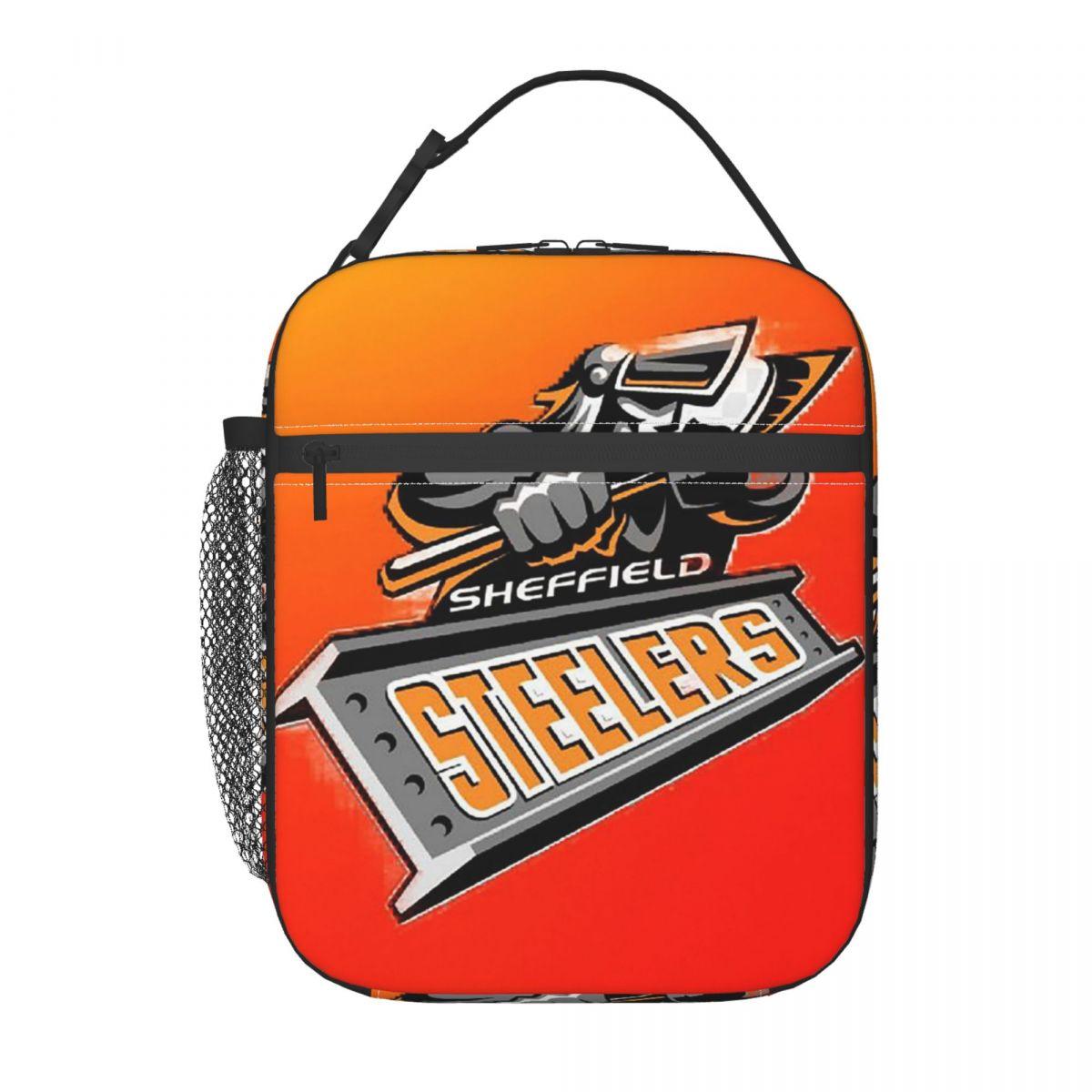 The Sheffield Steelers Insulated Lunch Bag for Women Children Portable Food Boxes Thermal Lunch Box Tote One Size