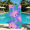 P-Peppa P-Pig Cartoon Towel For Outdoor Camping Beach Towel Super Absorbent Quick-Drying Summer Towel