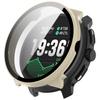 PC+Tempered Protective Case Full Coverage Hard Screen Protector Anti-Scratch Cover Shell for Suunto Race 2