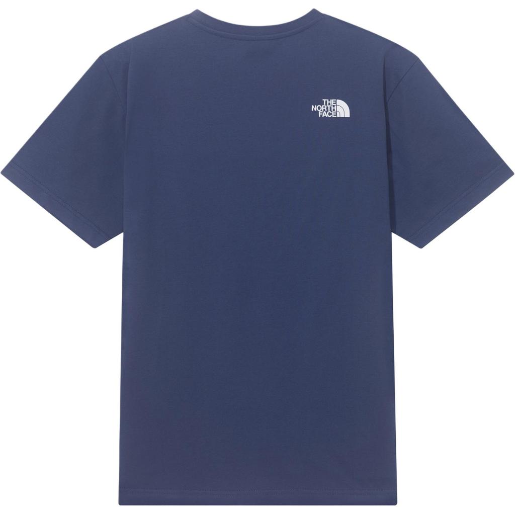 The North Face Logo Short Sleeve Crew Neck T-Shirt Men Tops Blue NT7UR00L