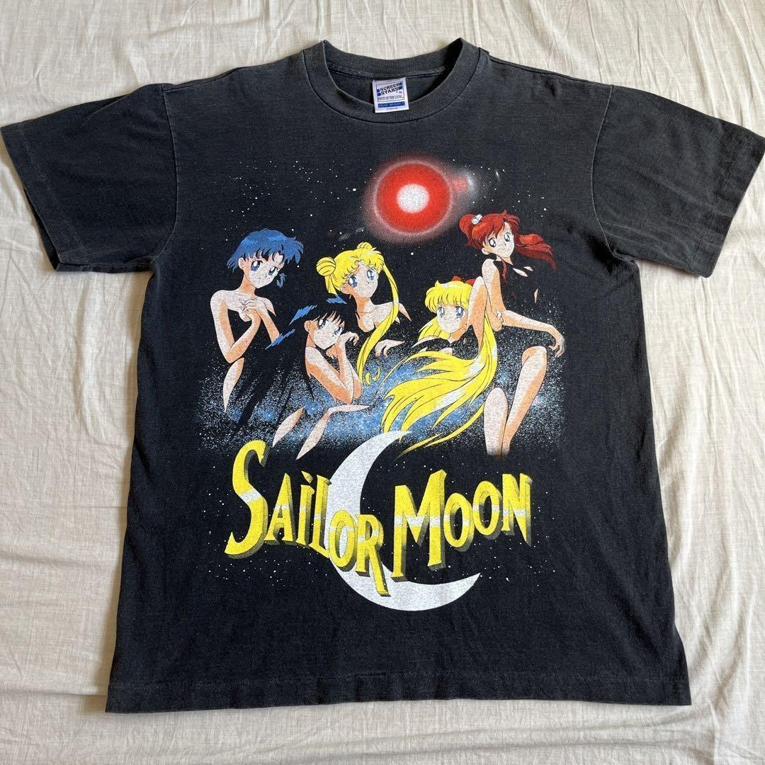 90S Vintage Sailor Moon Anime T-Shirt Black Color Reprint Shirt AN51837 Unisex T-Shirt L