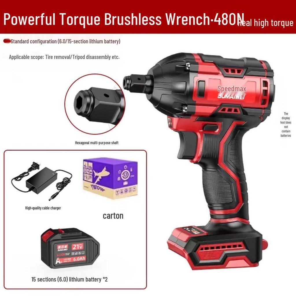 High Torque Brushless Electric Impact Wrench for Ironworkers and Carpenters