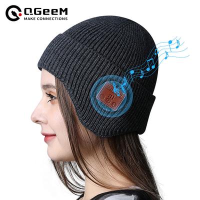 Müzik Şapkası Kış Rüzgar Geçirmez Müzik Şapkası 5.0 Bluetooth Kablosuz Stereo Kulaklık Müzik Şapkası Kulak Kapatıcı Kulaklık Bere Başlık
