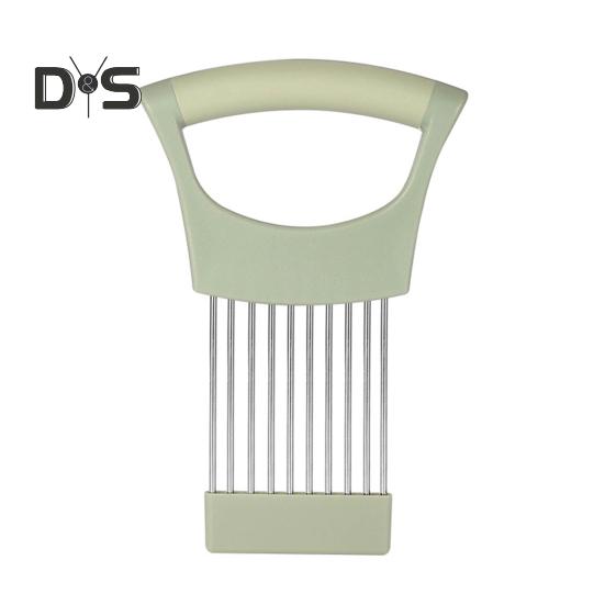 

Держатель для лука для нарезки зубцами из нержавеющей стали, устойчивый к ржавчине овощерезка для картофеля, помидоров, авокадо, яиц, фруктов, лимонов, мяса, вспомогательный инструмент