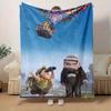 1pc, Up House Balloons Adventure Blanket Perfect for Home Decor, Couch Cover, Outdoor Blankets, Gifts, Throw